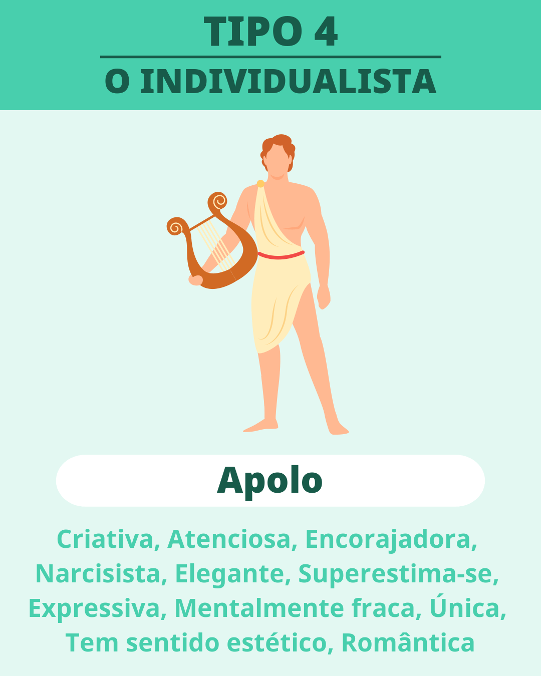 TIPO 4 - Apolo(O INDIVIDUALISTA)