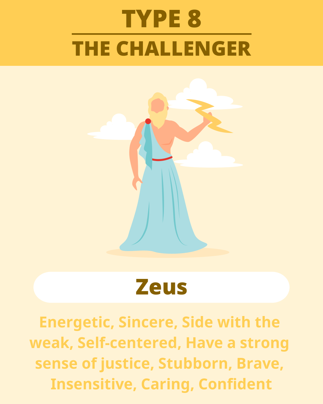 TYPE 8 - Zeus(THE CHALLENGER)