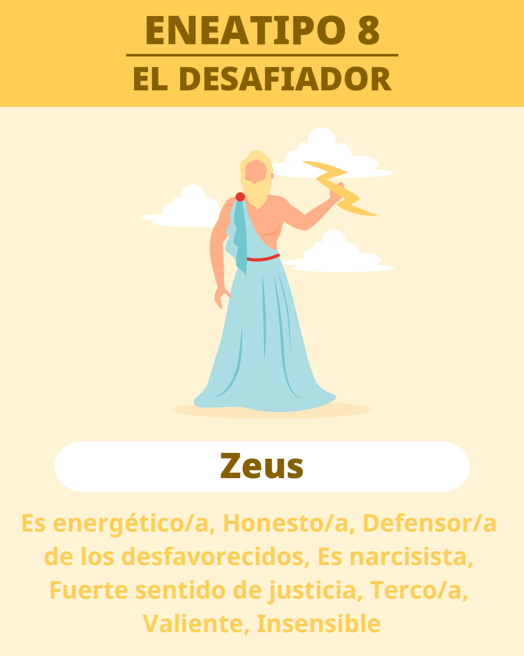 ENEATIPO 8 - Zeus(EL DESAFIADOR)