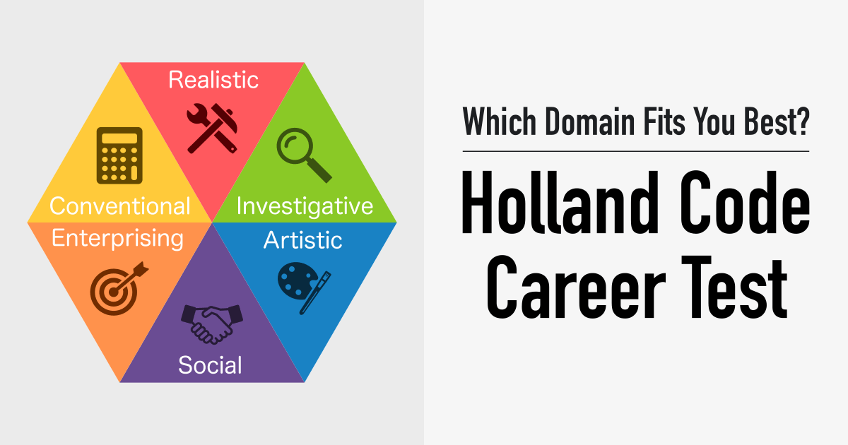 Holland Code Career Test - Which Domain Fits You Best?