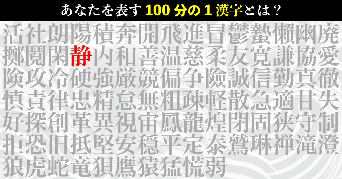 静