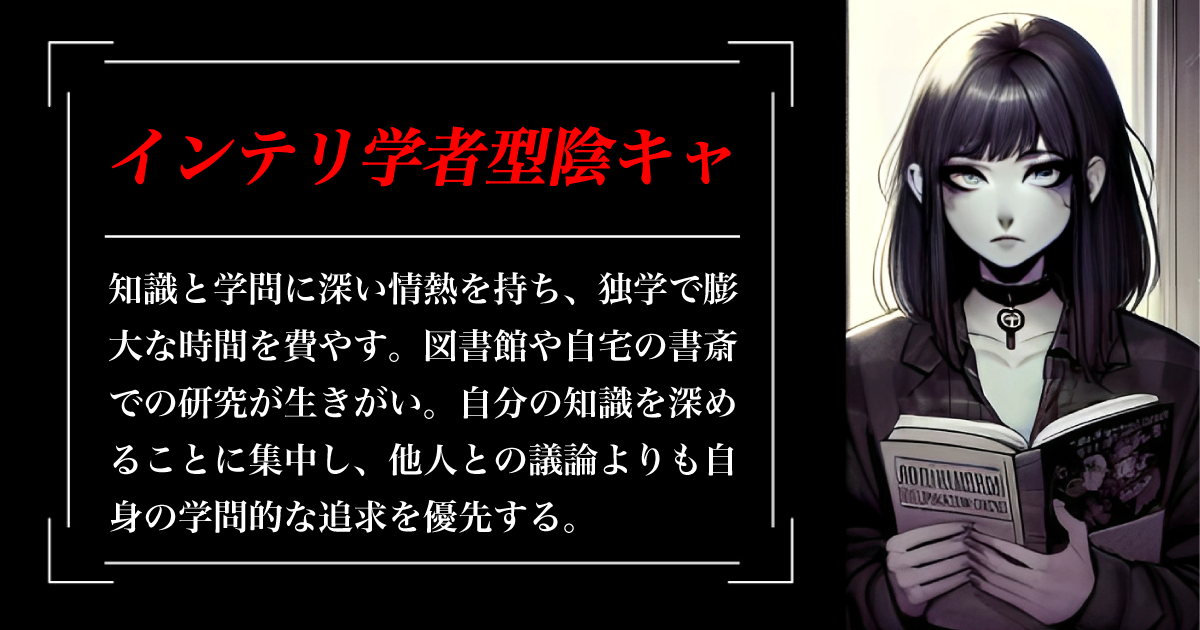 インテリ学者型陰キャ