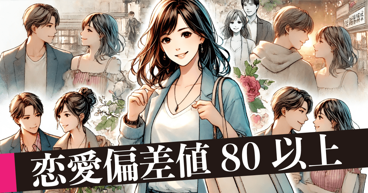 恋愛偏差値80以上 恋愛マスター♡