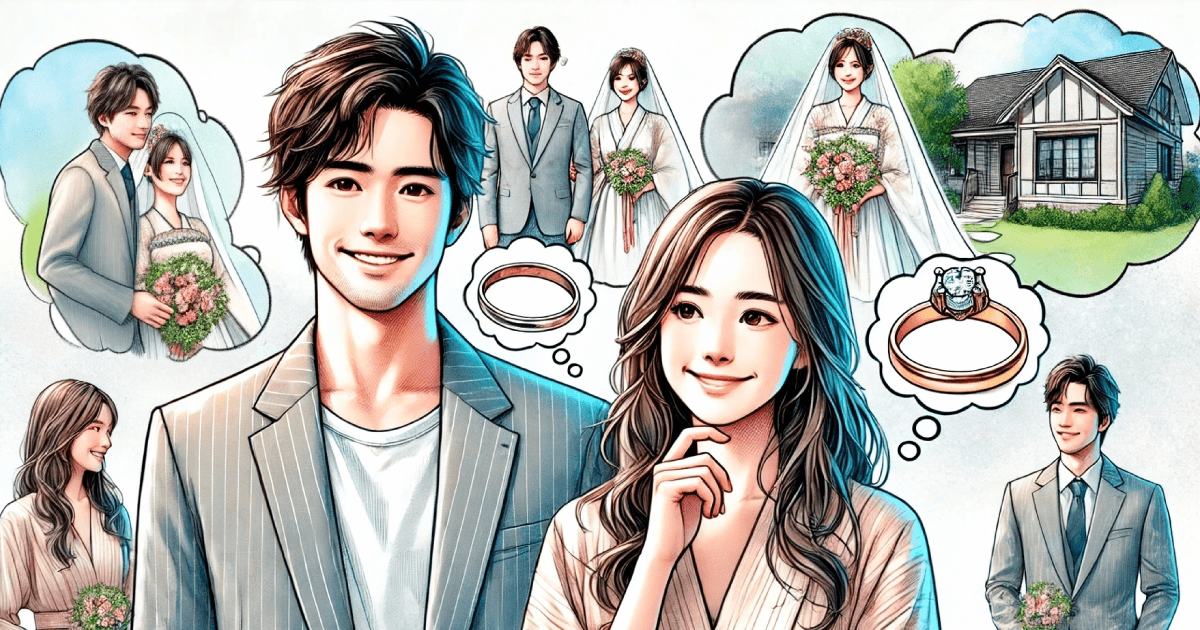 付き合うってことは結婚！　一生一途に愛を貫くタイプ