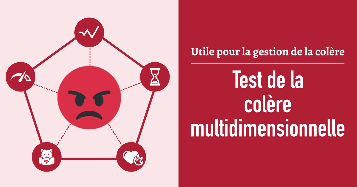 Test de la colère multidimensionnelle - Utile pour la gestion de la colère