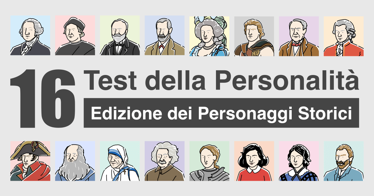 Test delle 16 Personalità - Edizione dei Personaggi Storici