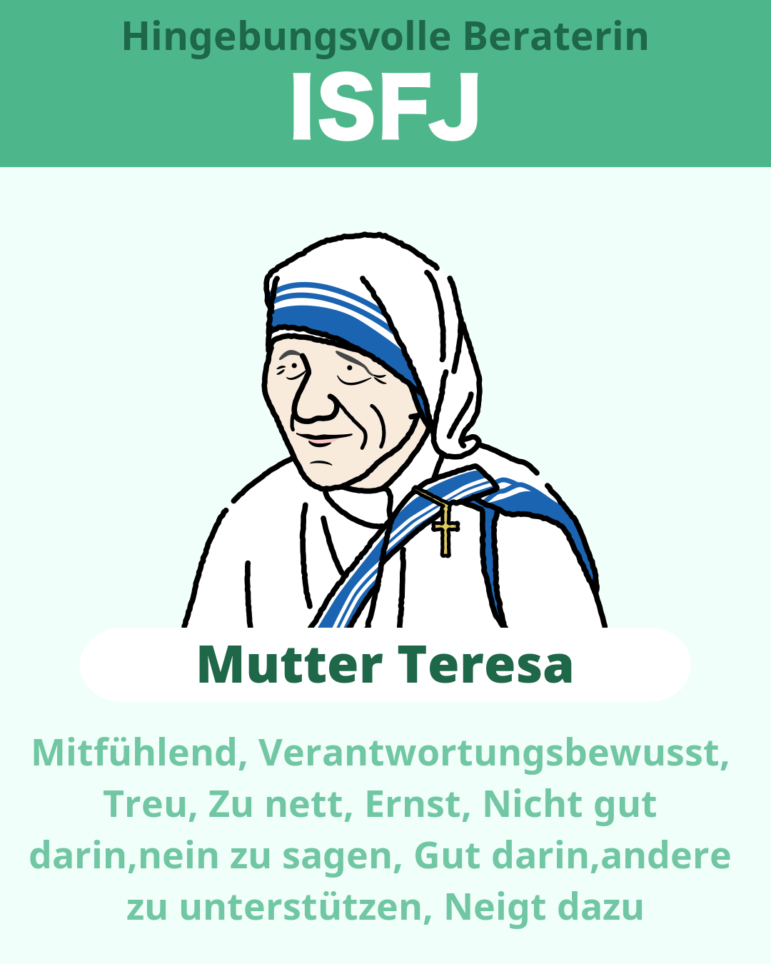 Mutter Teresa - ISFJ