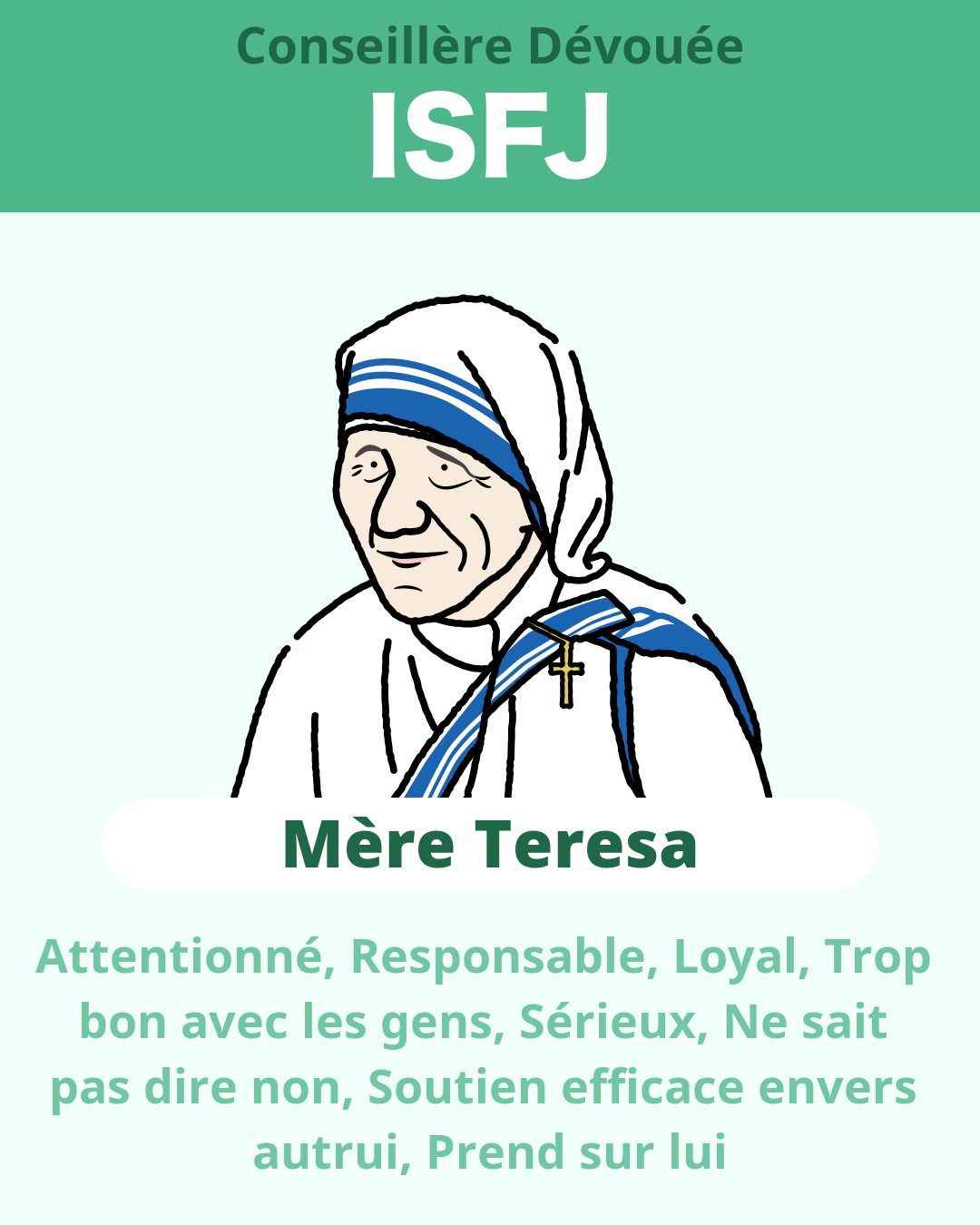 Mère Teresa - ISFJ
