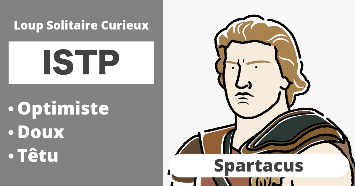 ISTP : Type Spartacus (Introverti, Sensation, Pensée, Perception)