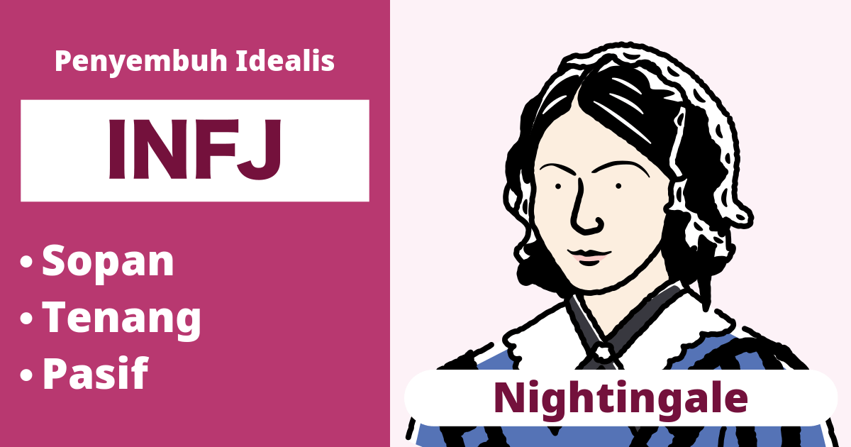 INFJ: Tipe Nightingale (Introvert, Intuitif, Perasaan, Penilaian)