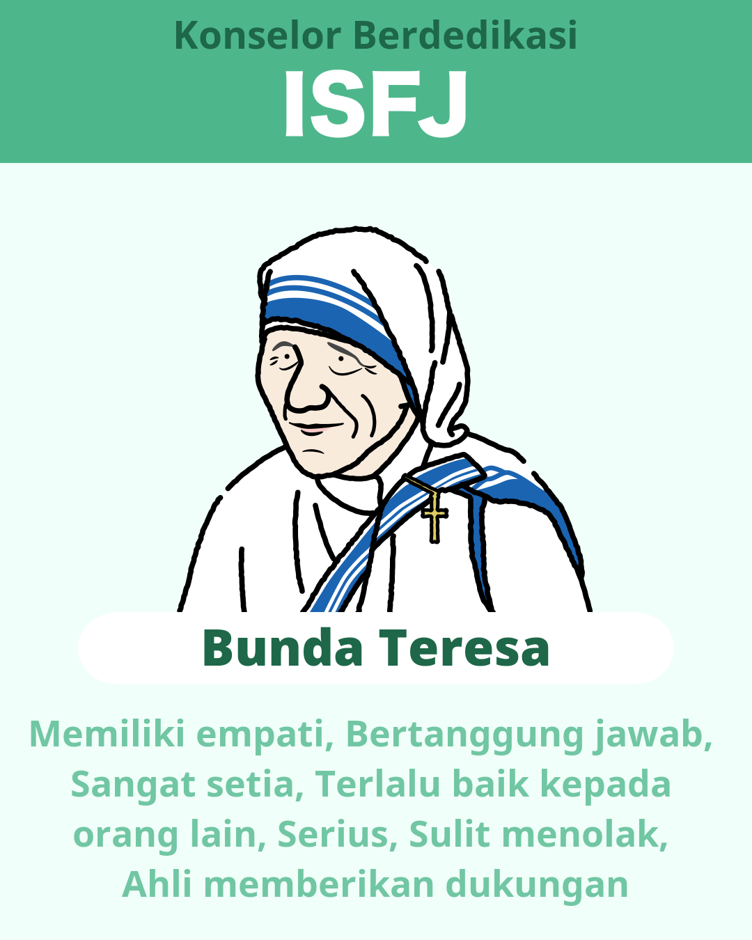 Bunda Teresa - ISFJ