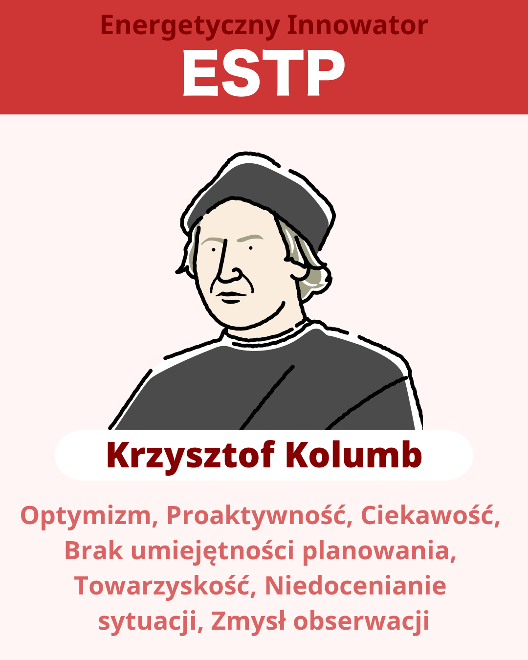 Krzysztof Kolumb - ESTP