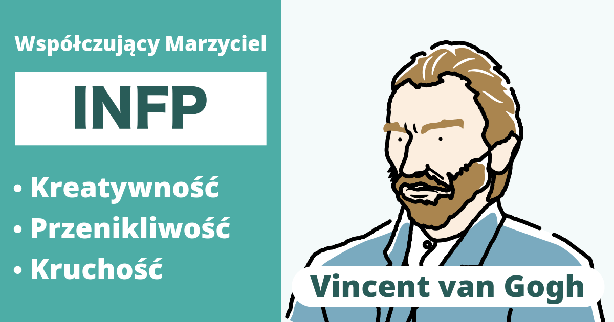 INFP: Typ Vincenta van Gogha (Introwertyk, Intuicja, Uczucie, Postrzeganie)