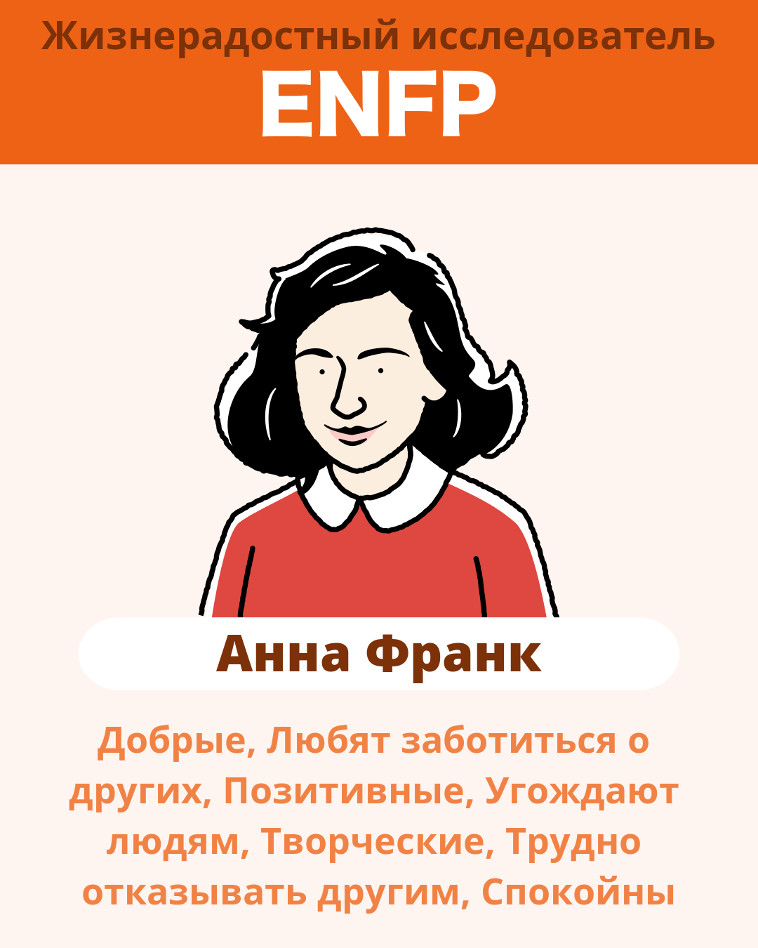 Анна Франк - ENFP