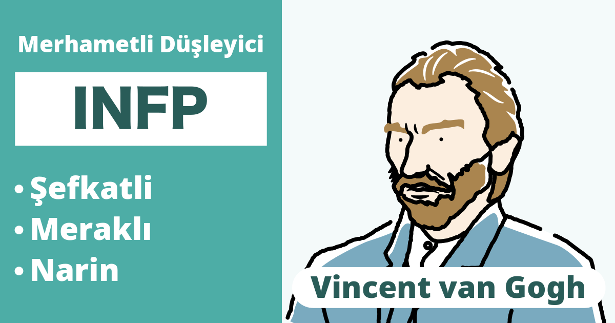 INFP: Vincent van Gogh Tipi (İçe Dönük, Sezgisel, Hissetme, Algılayıcı)