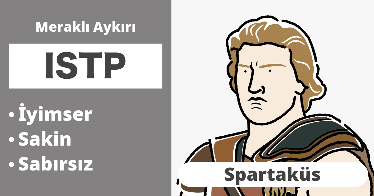 ISTP: Spartaküs Tipi (İçe Dönük, Duyumsama, Düşünme, Algılayıcı)