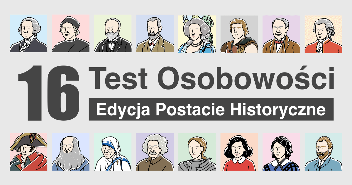 Test 16 Typów Osobowości - Edycja Postacie Historyczne