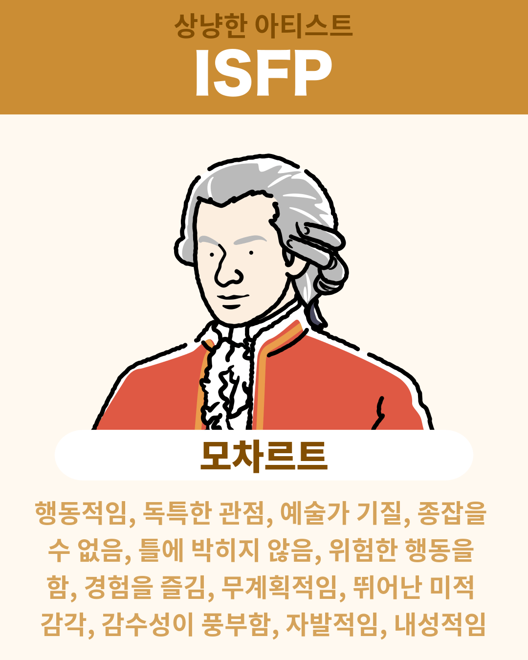 모차르트 - ISFP