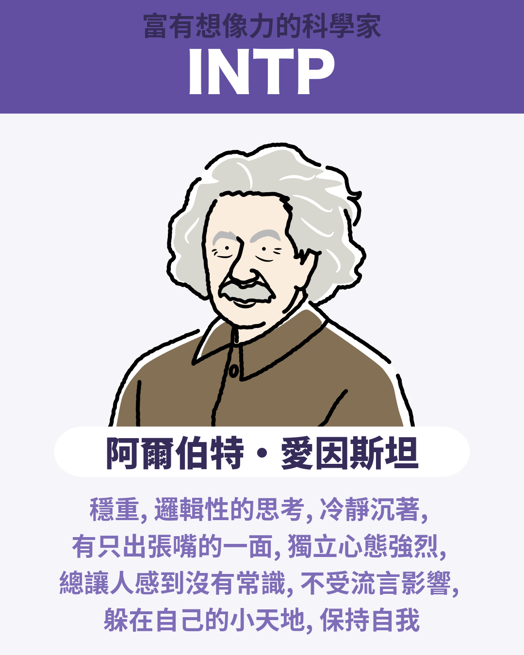 阿爾伯特·愛因斯坦 - INTP