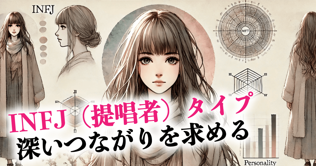 INFJ(提唱者)タイプ 深いつながりを求める
