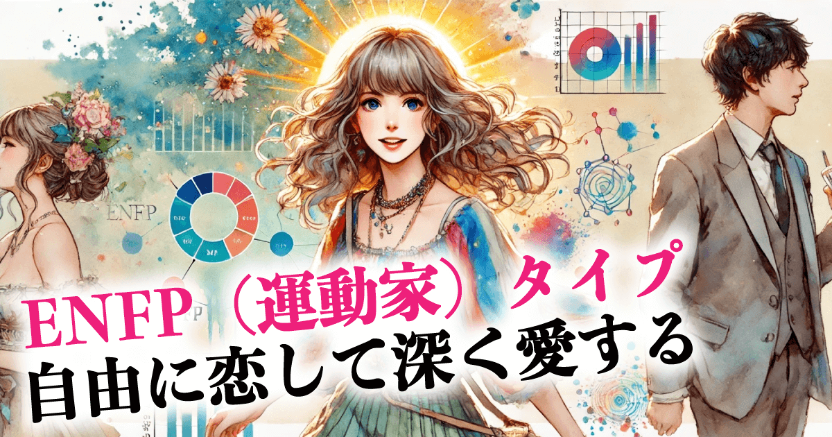 ENFP(運動家)タイプ 自由に恋して深く愛する