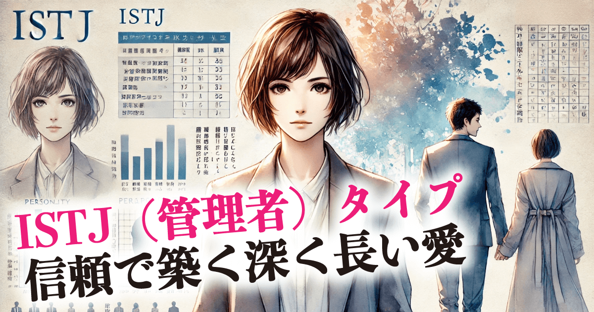 ISTJ(管理者)タイプ 信頼で築く深く長い愛