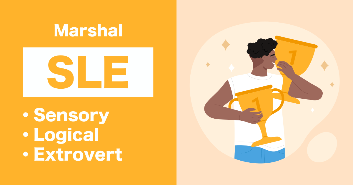 SLE (Marshal): Sensory-Logical-Extrovert type