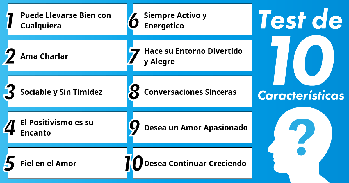 Una persona popular positiva y progresiva