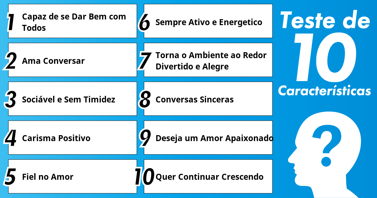 Uma pessoa popular positiva e proativa