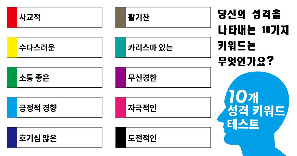 대담한 외향적인 사람