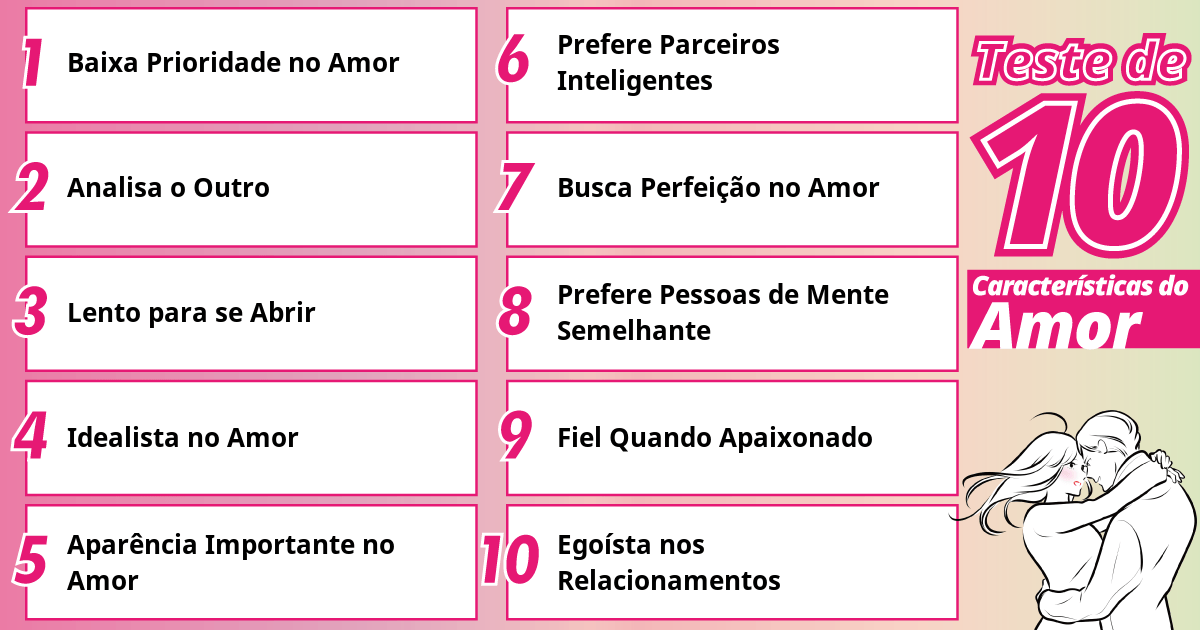 O amor não é uma alta prioridade para mim
