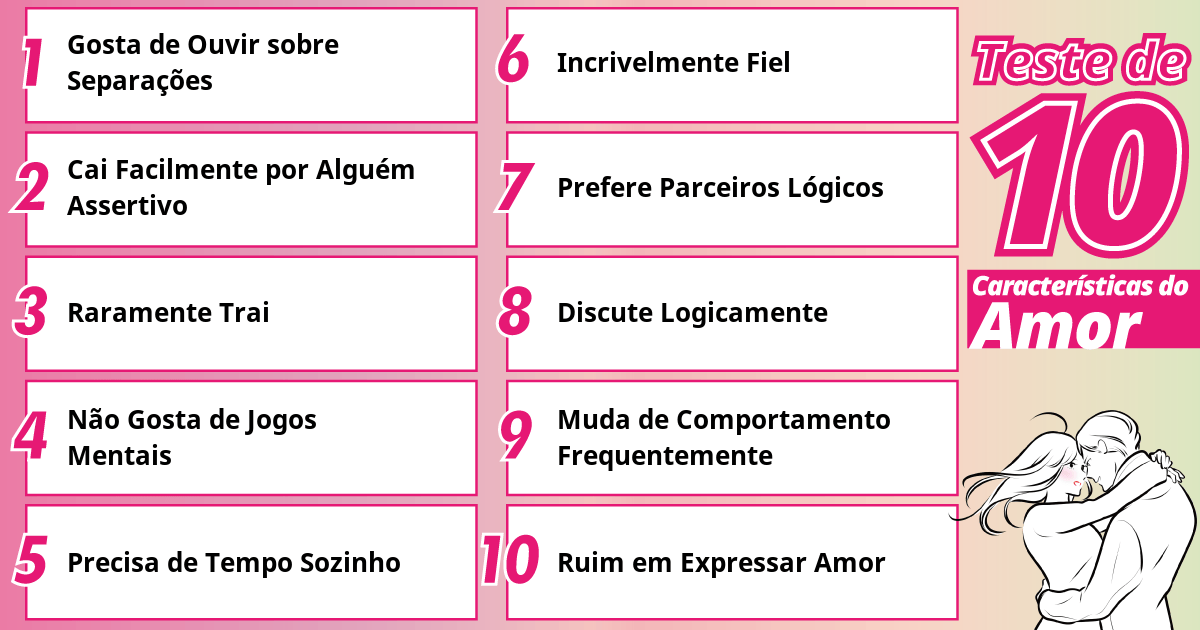Gosto de ouvir sobre términos de relacionamento dos outros