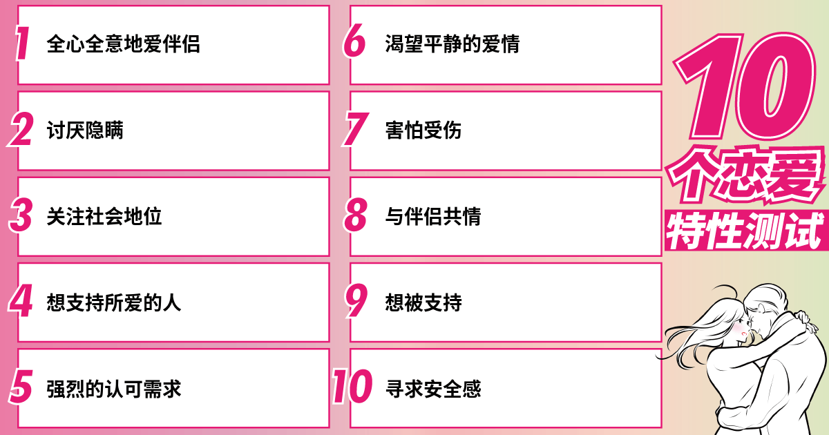 对伴侣全心投入