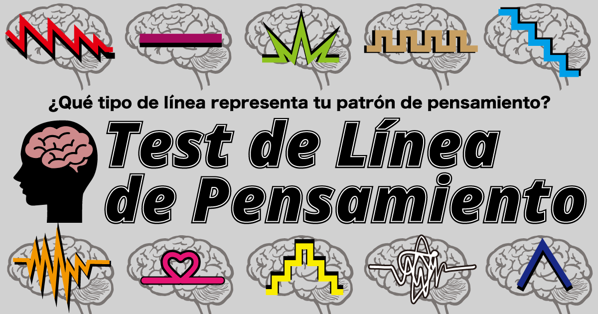 Test de Línea de Pensamiento - ¿Qué tipo de línea representa tu patrón de pensamiento?