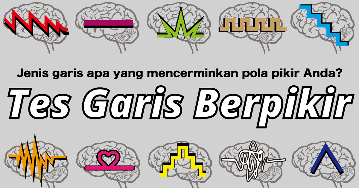 Tes Garis Berpikir - Jenis garis apa yang mencerminkan pola pikir Anda?