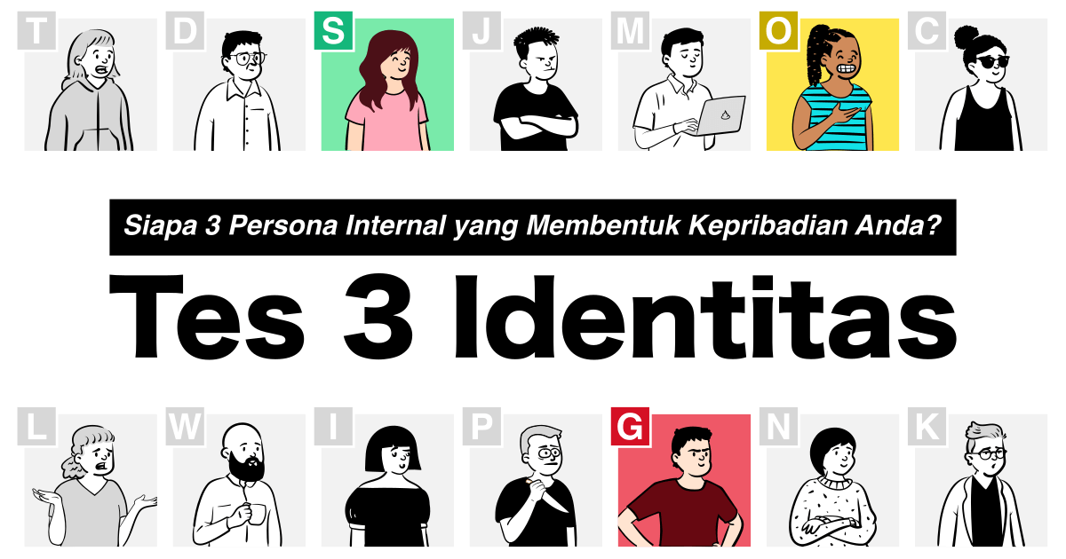 Tes 3 Identitas - Siapa 3 Persona Internal yang Membentuk Kepribadian Anda?