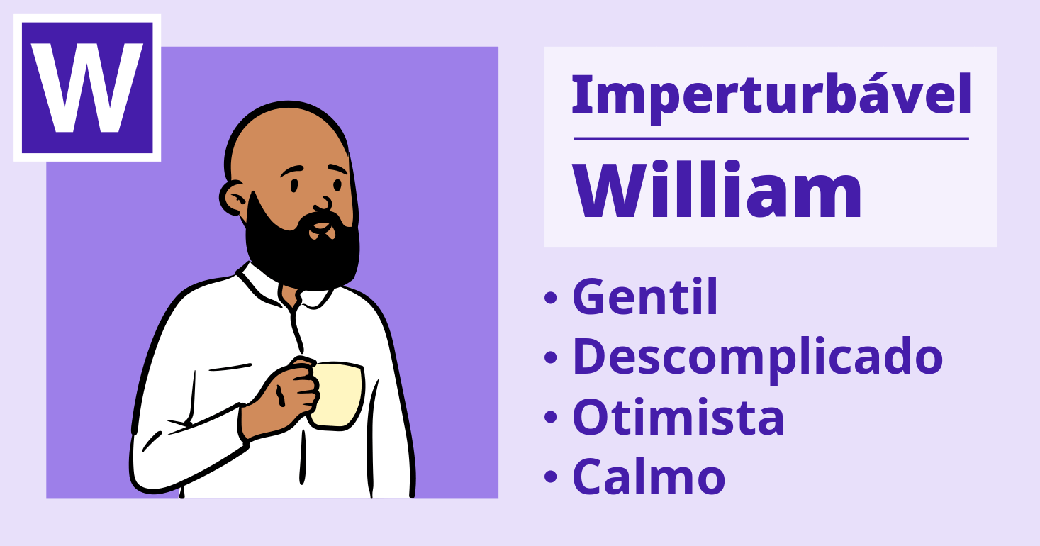 William: Mentalidade Inabalável