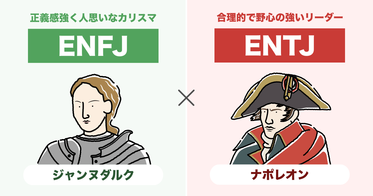 ENFJ（主人公）とENTJ（指揮官）の相性まとめ - 恋愛、仕事、友達、親子、兄弟の相性を解説します