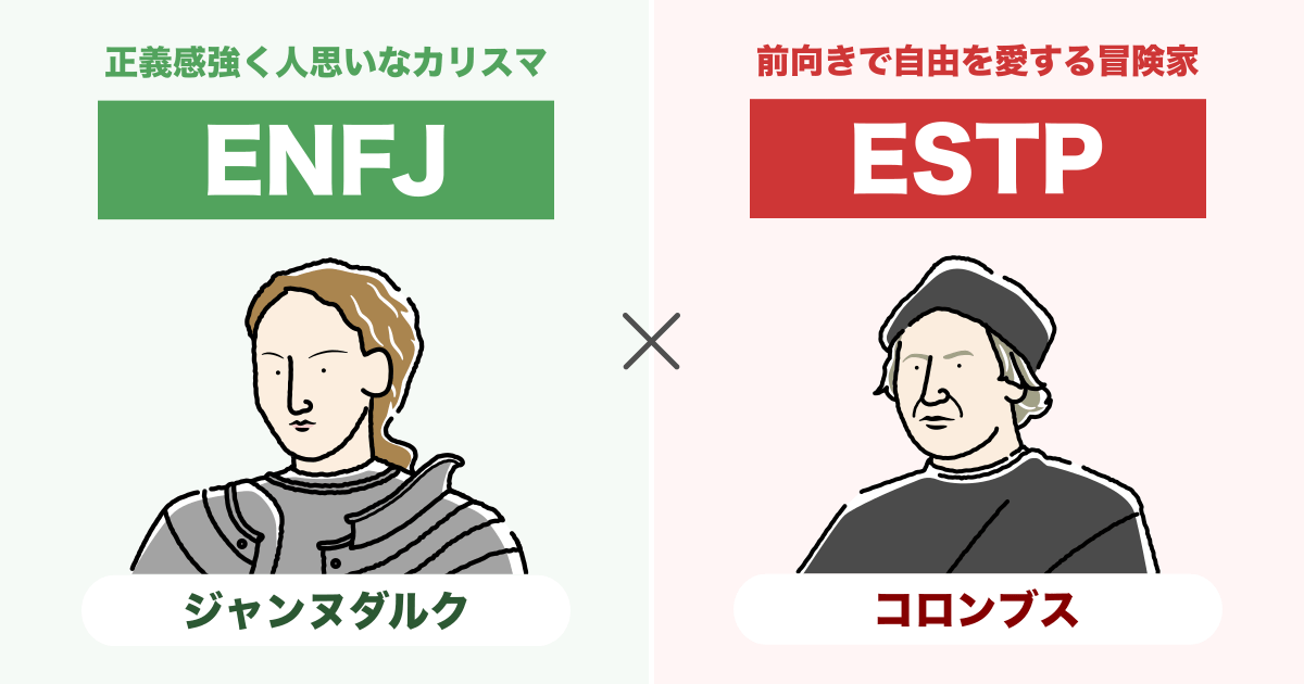 ENFJ（主人公）とESTP（起業家）の相性まとめ - 恋愛、仕事、友達、親子、兄弟の相性を解説します