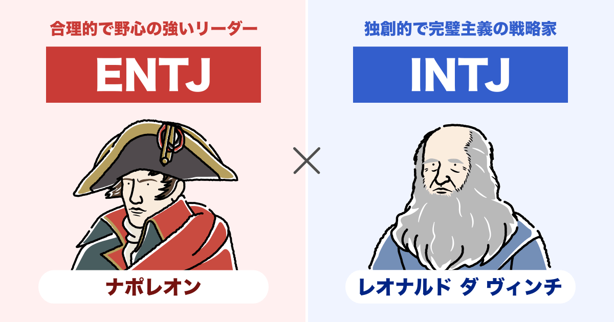 ENTJ（指揮官）とINTJ（建築家）の相性まとめ - 恋愛、仕事、友達、親子、兄弟の相性を解説します