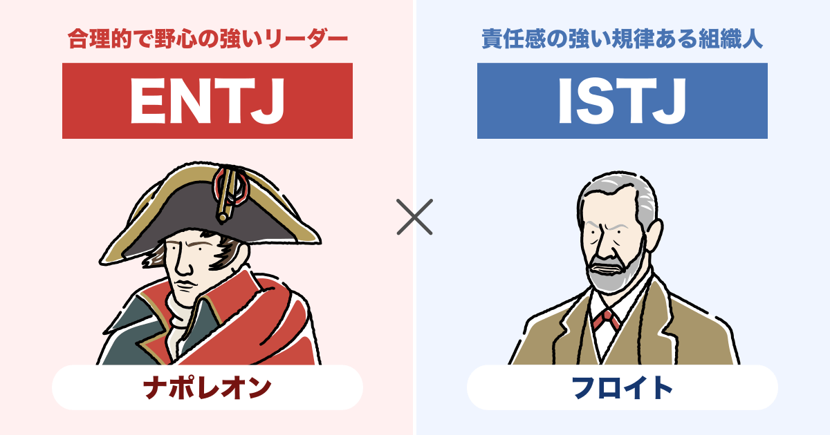 ENTJ（指揮官）とISTJ（管理者）の相性まとめ - 恋愛、仕事、友達、親子、兄弟の相性を解説します