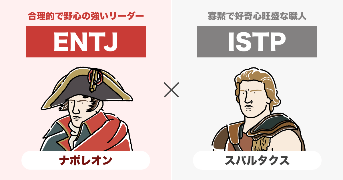 ENTJ（指揮官）とISTP（巨匠）の相性まとめ - 恋愛、仕事、友達、親子、兄弟の相性を解説します