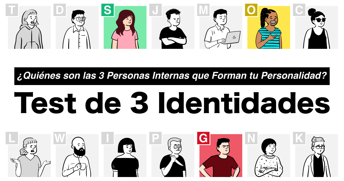 Test de 3 Identidades - ¿Quiénes son las 3 Personas Internas que Forman tu Personalidad?
