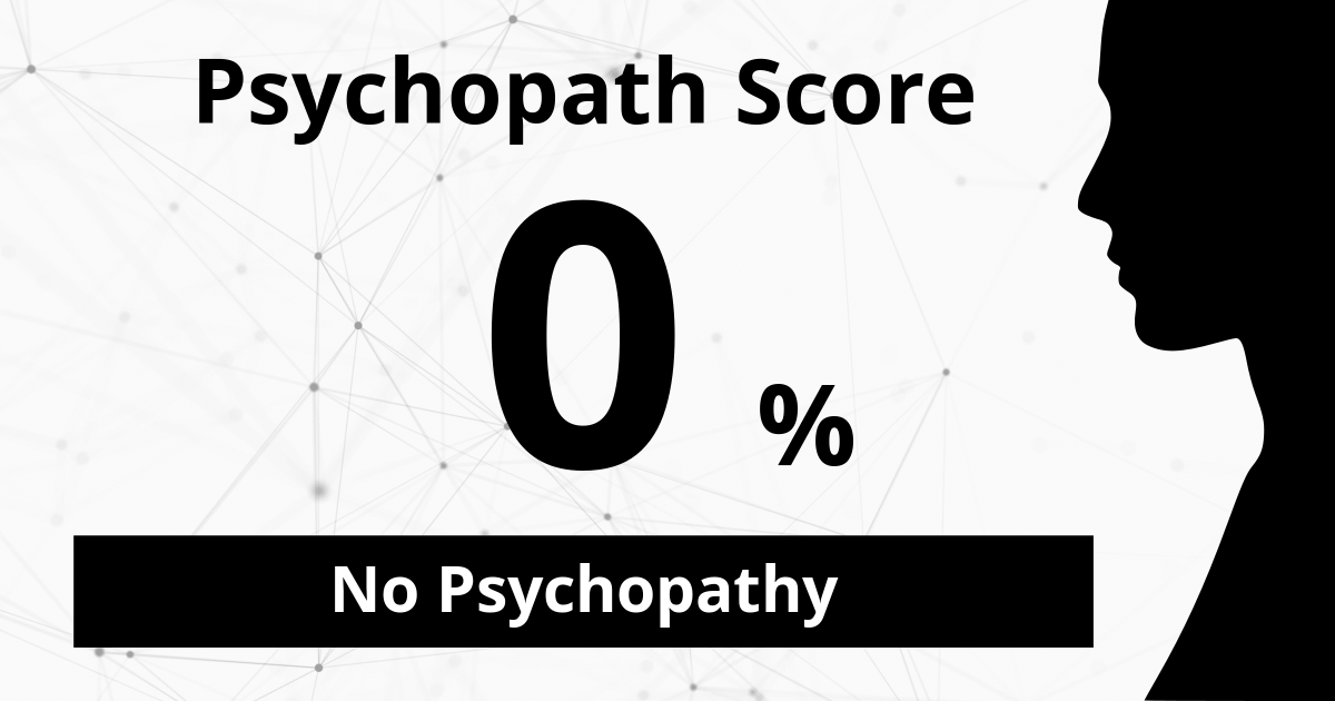 No Psychopathy